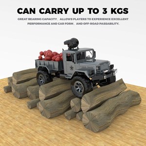 ماشین کنترلی شارژی مدل maxxrace rc Military Truck_اسباب بازی